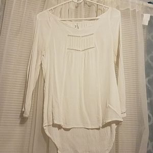 White Peasant Top